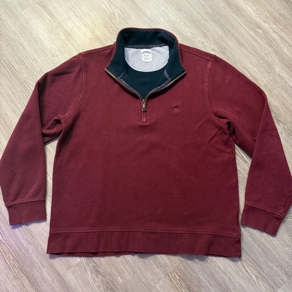 Brooks Brothers maroon navy